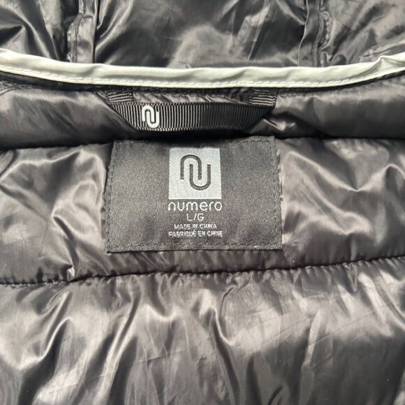 Numero by Free People Quilted Packable Hooded Full Zip Puffer Jacket Size Large - Picture 4 of 10